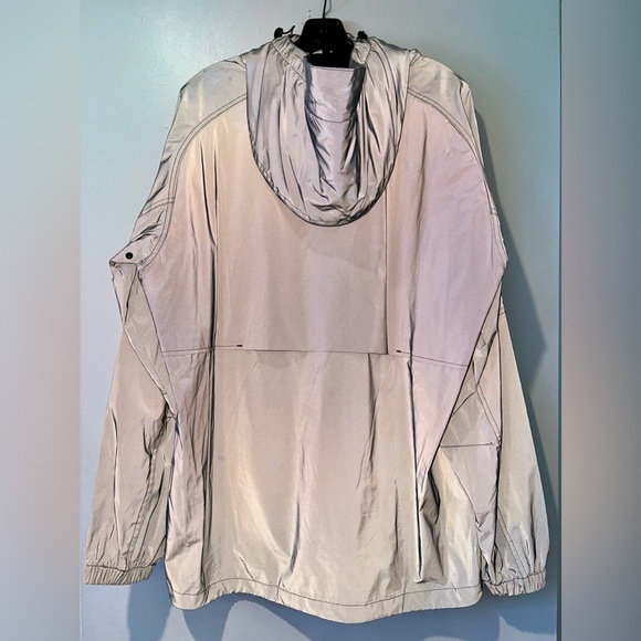 ZARA Reflective Effect Pouch Pocket Parka - Picture 5 of 7